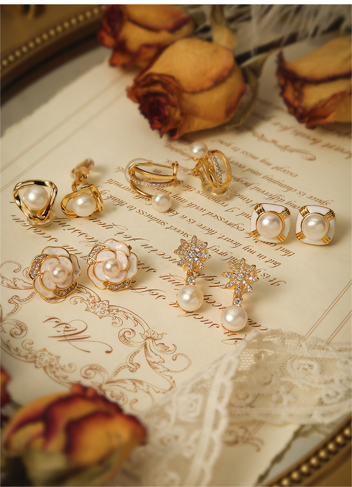 一周不重样,无耳洞也能戴的珍珠耳夹,优雅天成!__财经头条