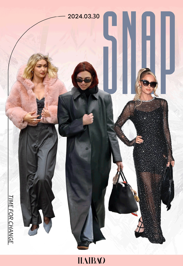 穿豹纹还得是女企业家蕾哈娜gigi的米奇卫衣有点想拥