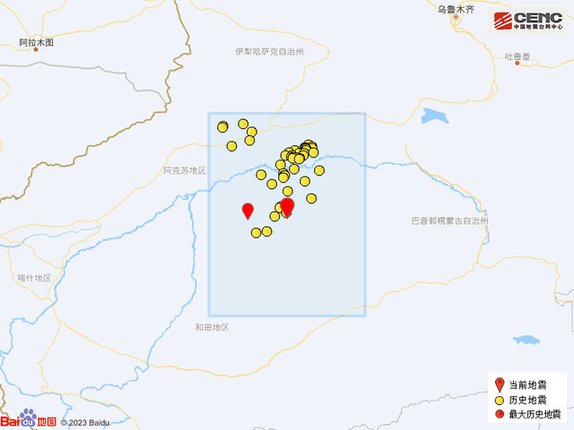 新疆阿克苏地区沙雅县发生32级地震