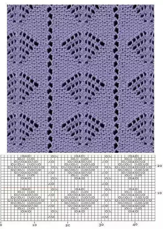 30款棒针镂空花样,星点,树叶,条纹图案都有!织女们收藏|毛衣_新浪新闻