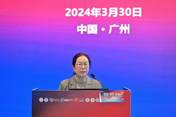 图：孙宁玲教授大会发言