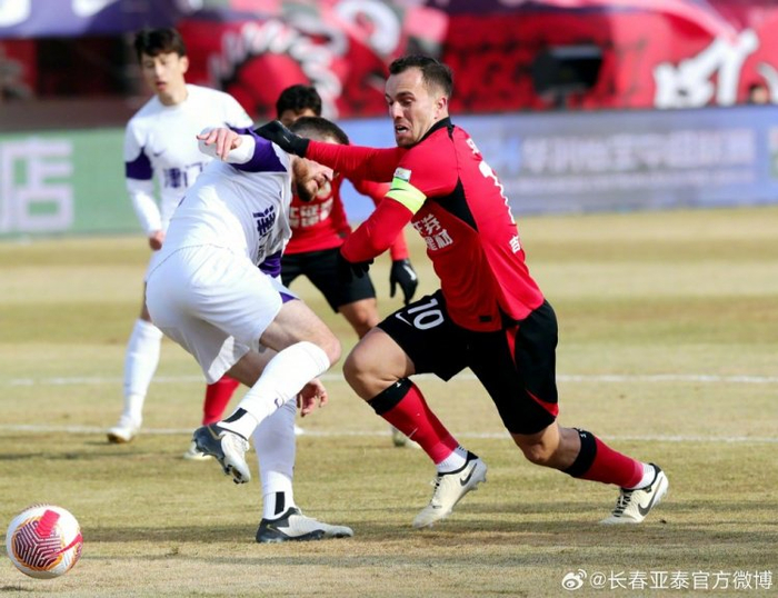 长春亚泰主场首秀0比1天津津门虎塞尔吉尼奥复出贝里奇伤缺