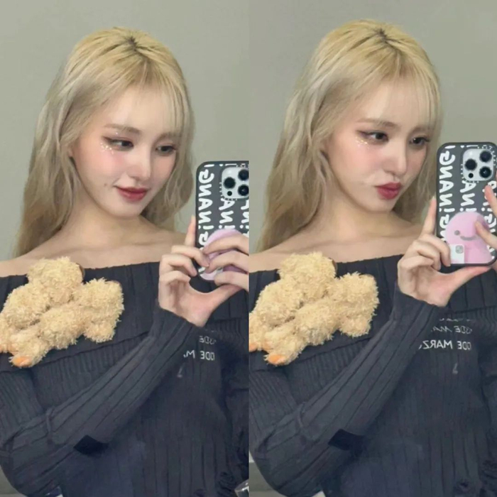 只是换了一个发色爽子就敢在韩国重新出道了