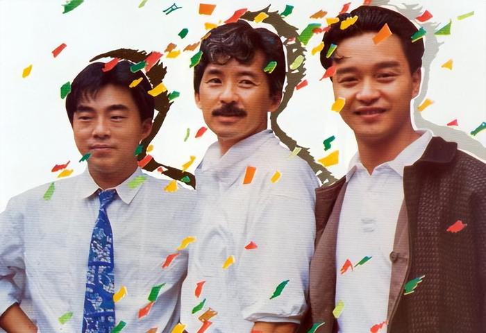 张国荣合影之三人行,许冠杰 罗文 谭咏麟 成龙 梁朝伟等巨星亮相