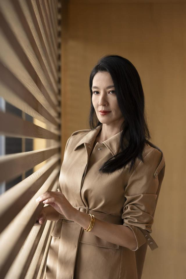 回归后的林熙蕾，希望未来能有更多的表演机会。 新京报记者 郭延冰 摄