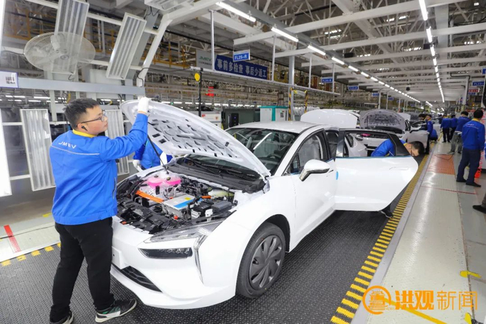 江铃新能源汽车生产基地总装车间