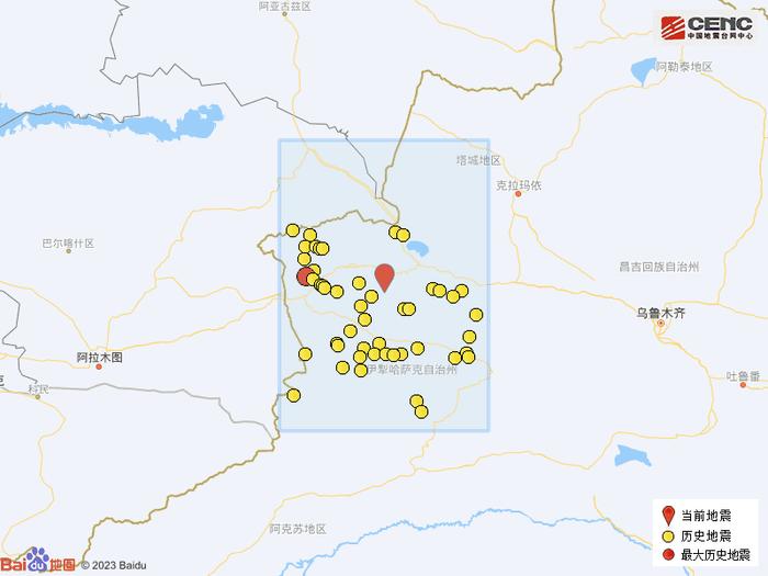 精河地震图片