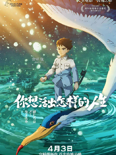宫崎骏新电影你想活出怎样的人生发布终极海报