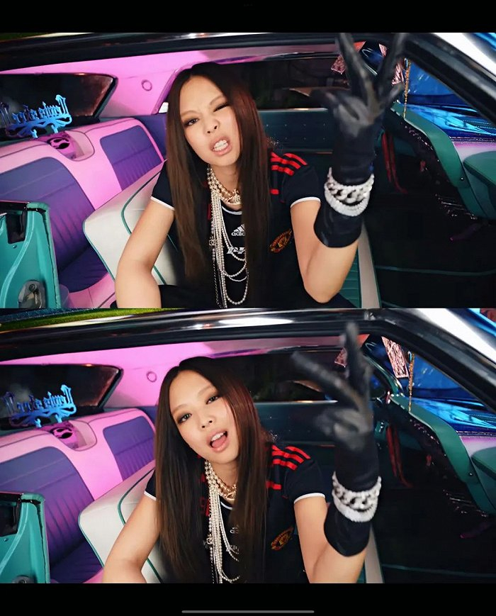 《Pink Venom》MV 截图