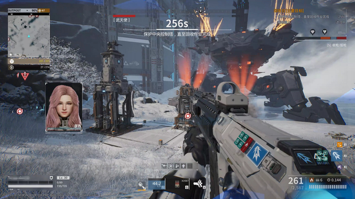 中期Boss，四足机甲“武天使”