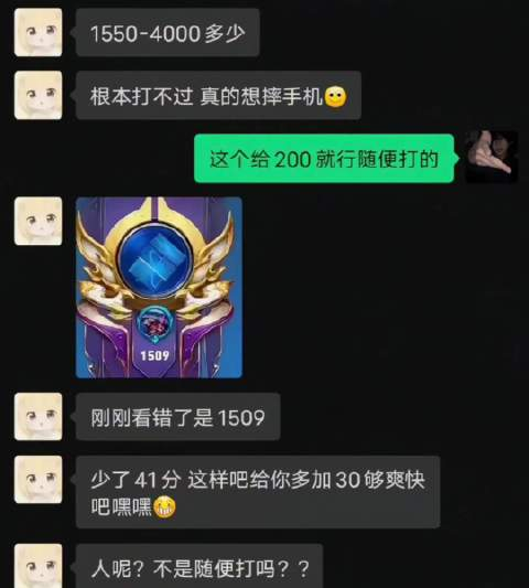 打不随便打的王者荣耀