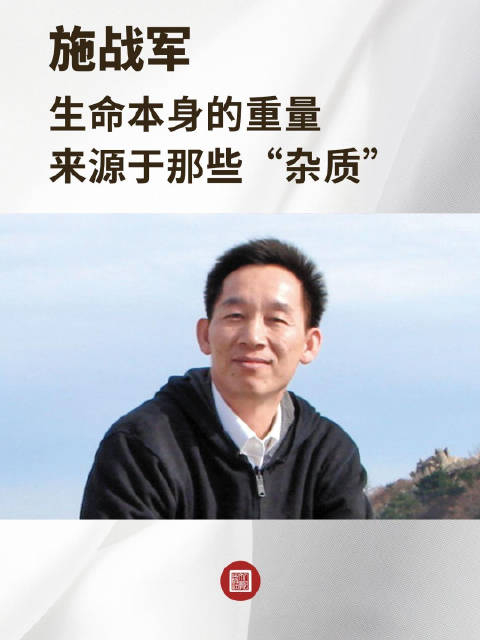 施战军生命本身的重量来源于那些杂质