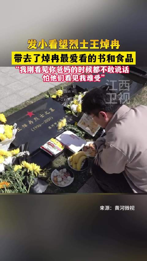 清明节前夕发小来到烈士陵园看望戍边烈士王焯冉我刚看见你爸妈的时候