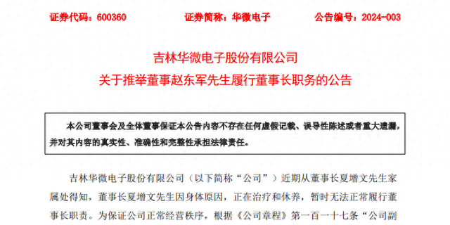 这家公司收监管函|华微电子|监管函_新浪新闻