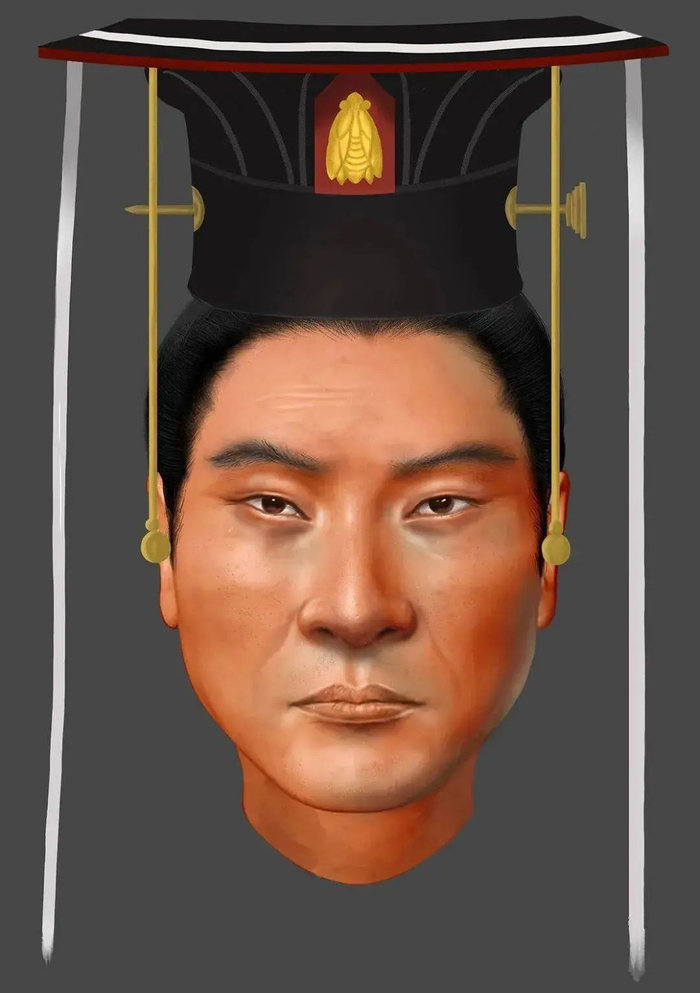 宇文邕头像"复原图".新华社发为何英年早逝?