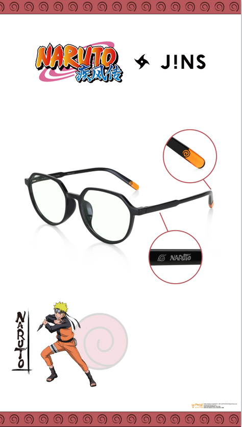jins火影忍者系列新品眼镜,4月2日热血上市|蓝光|鸣人|眼镜_新浪新闻