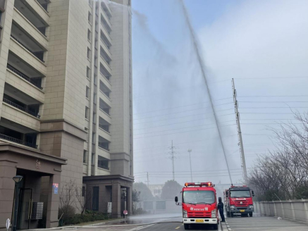 金牛湖街道冬训安全筑牢消防安全防火墙