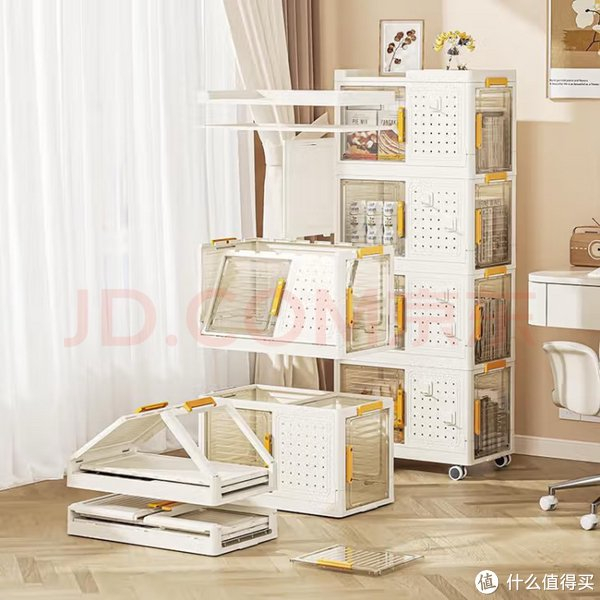 顾恩收纳柜免安装家用客厅玄关置物架