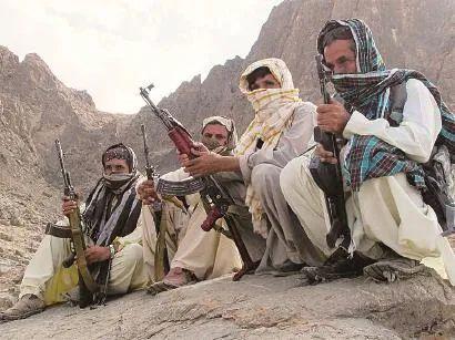 活跃在巴基斯坦和阿富汗边界地区的“俾路支解放军”武装分子