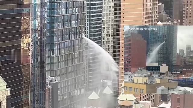 据美媒:当地时间周四,美国纽约曼哈顿