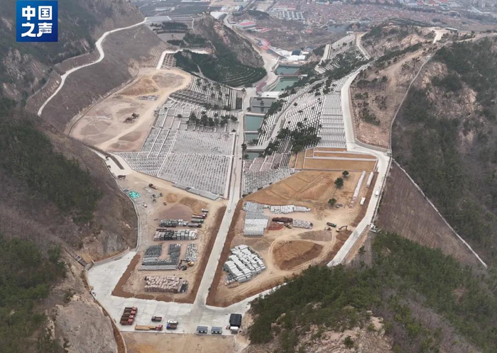 太平陵公墓远景（无人机拍摄）。