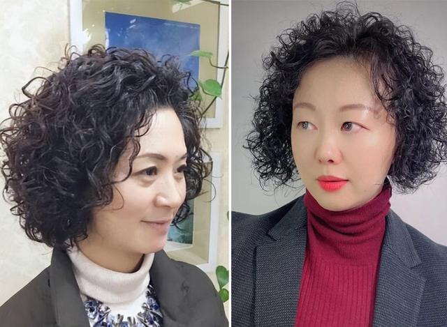 “大妈发型”有多暴露老态?看完3组对比就知道,年纪越大越油腻|羊毛卷|卷发|面部化妆|腮红|妆容_新浪新闻