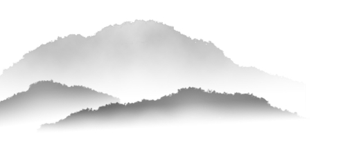 泼墨山水大理石画