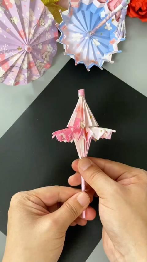 手工折伞的制作方法图片
