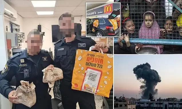 网上抗议麦当劳以色列分部的图片