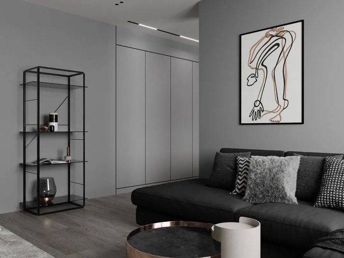 通透干净的灰色展现了前所未有的空灵感.