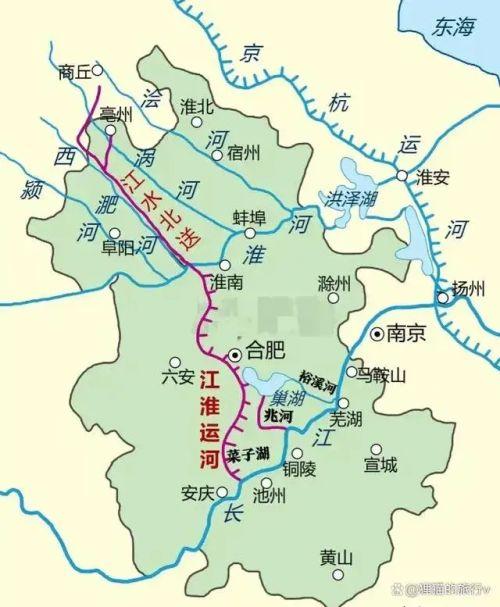 江淮运河的开通,改变了淮河中上游地区与长江中上游地区之间水运要
