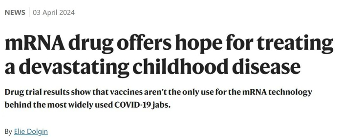 mrna冲击下一治疗方向针对这种罕见病