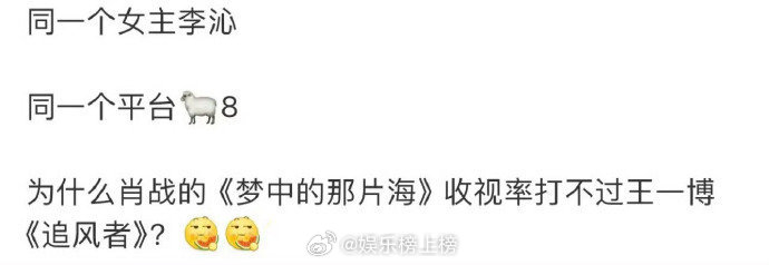 网友热议同女主李沁,同平台播出…|李沁|肖战|收视率_新浪新闻