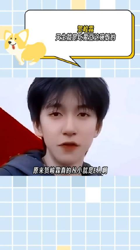 贺峻霖从小就是e人