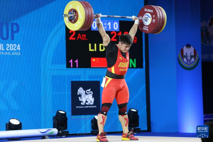 举重——世界杯:李大银获男子89公斤级抓举和总成绩季军|举重|李大银