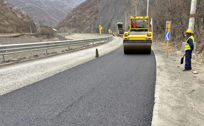 门头沟大台街道交通大动脉进入灾后重建最后阶段