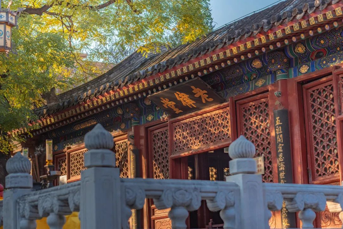 白云观内的老律堂。（图/视觉中国）