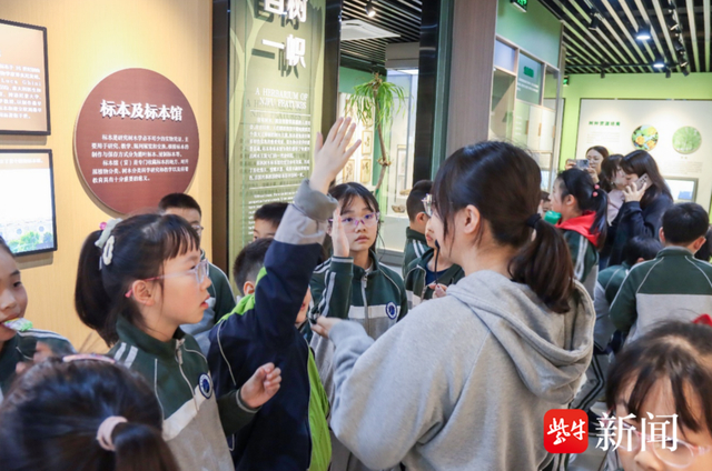 教室在窗外力学小学走进南林大开展研学活动