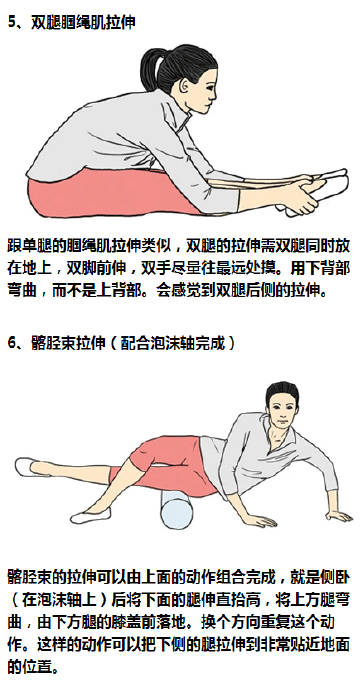 12招跑步运动后的拉伸按摩大全