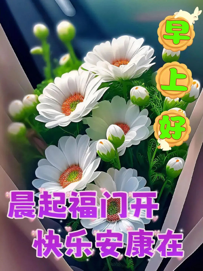 2024年4月8日最新早上好祝福语图片大全 今日精选早安问候祝福图片带