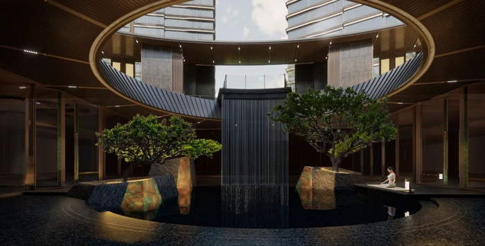 ▲佛山丨建发·灯湖缦云效果图