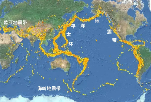 而大陆地区动力来源主要是西部印度板块的北东向挤压推挤,东部太平洋