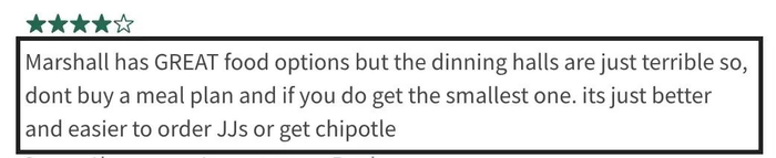 （图源：Niche, 学生评论节选）