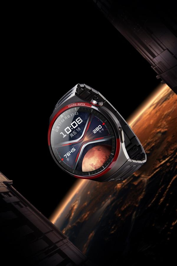 4 pro太空探索的官方图赏:此外,华为watch 4 pro太空探索手表具备5atm