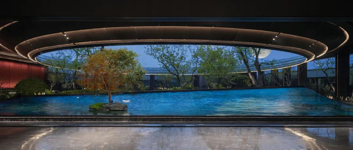 ▲张家港·云湖上打造的“海上升明月”画面