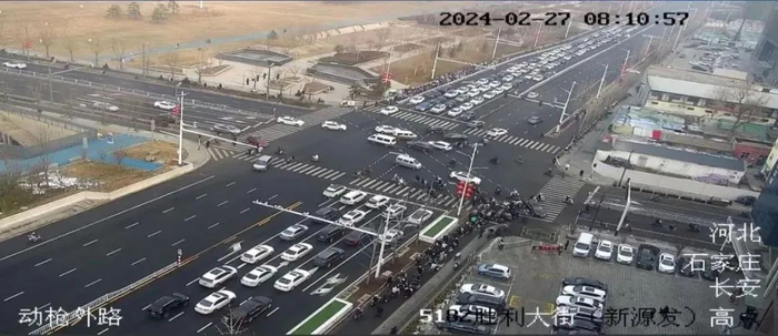 优化后早高峰胜利大街（中山路-胜利西街）回溢现象得到大幅度缓解▲