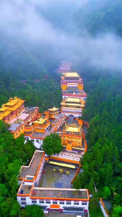 美丽的兰州石佛沟国家森林公园风景区