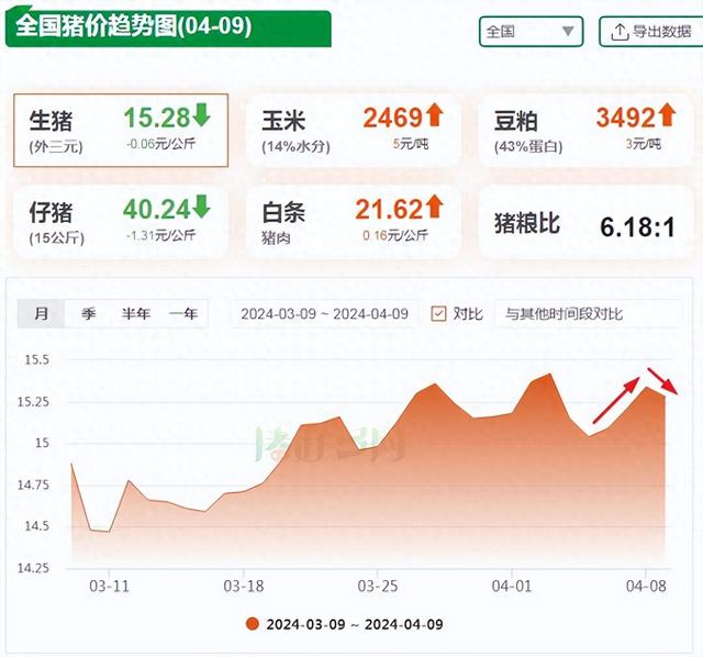 突变4月9日全国生猪价格急转直下猪价下跌区域迅猛扩展