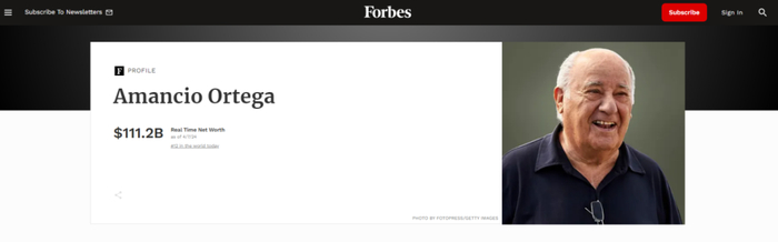 2024年全球亿万富豪榜