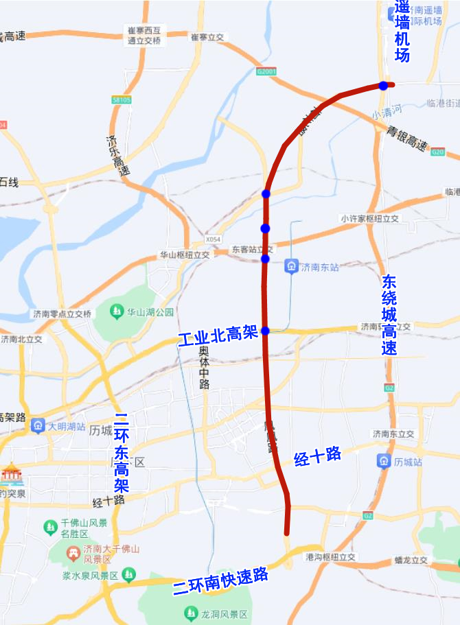 （凤凰路高架示意图）